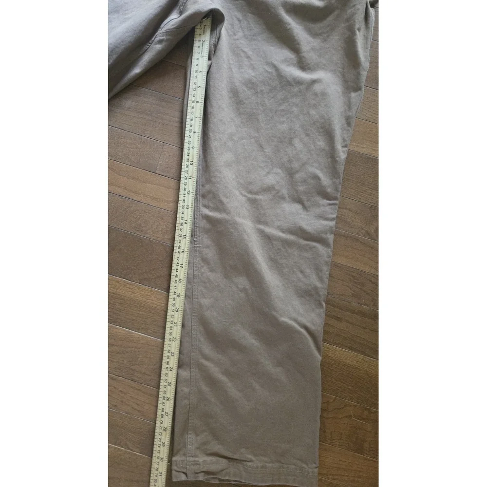 Duluth Trading Co Men's 44x34 Flex Firehose Pants Brown EUC